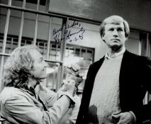 Ken Howard signed 10x8 inch black and white photo pictured from scene in the film " Second