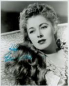 Eleanor Parker signed 10x8 inch black and white photo. Good condition. All autographs come with a