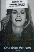 Stefanie Powers signed One from the Hart hardback book. Good condition. All autographs come with a