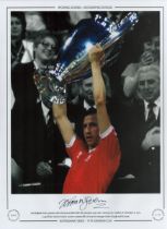 John McGovern Signed 16 x 12 Colourised, Limited Edition Print. Good condition. All autographs