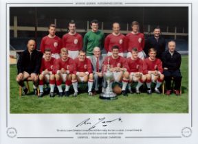 Ron Yeats Signed 16 x 12 Coloured Autograph Editions, Limited Edition Print. Good condition. All