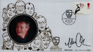 Martin Clunes signed FDC Benham Cover Comic Heritage Official Cover. Single stamp single postmark