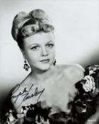 Angela Lansbury signed 10x8 inch black and white photo. Good condition. All autographs come with a