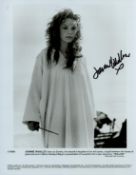Joanne Whalley signed 10x8 inch "Willow" black and white promo photo. Good condition. All autographs