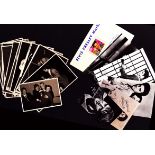 Music collection of unsigned/printed 20 B/W photos and postcards of Elvis Preseley and other