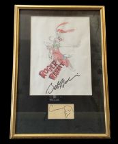 Bob Hoskins signed Who Framed Roger Rabbit drawing and Charles Fleischer (the voice of Roger Rabbit)
