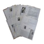 Scientist collection of 10 pages of signature pieces, signed photos and bios including names of