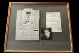 Michael Crawford signed letter dated 31/03/1987 mounted and framed with back and white photo and the