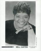 Nell Carter signed 10x8inch black and white photo. Good condition. All autographs come with a