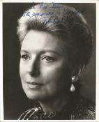Deborah Kerr signed 10x8inch black and white photo. Good condition. All autographs come with a