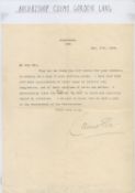 Archbishop Cosmo Gordon Lang TLS dated 17/12/1926. Good condition. All autographs come with a