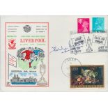 Emlyn Hughes signed 1972/3 League champions FDC. Good condition. All autographs come with a