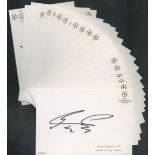 Football - Deportivo La Coruna - Champions League 2000-2001. Twenty three signed 6x3.5 cards with