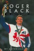 Roger Black signed hardback book titled How Long's the course ? my autobiography Signature on the