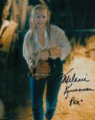 Melanie Kinnaman signed colour photo 10x8 Inch. Is an American film and stage actress. She is