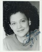 Cathy Tyson signed 10x8inch black and white photo. Good condition. All autographs come with a
