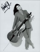 Natalie Clein OBE signed black & white photo 8.5x6.5 Inch. Is a British classical cellist. Her