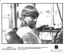 Tommy Chong signed 10x8inch movie still from National Lampoon's senior trip. Good condition. All
