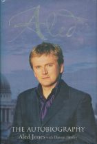 Aled The Autobiography by Aled Jones with Darren Henley. Signed by Aled first edition hardback book.