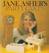 Jane Asher's signed first edition paperback book Party Cakes. Published 1982. Good condition. All