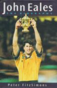 John Eales signed hardback book titled The Biography signature on the inside title page. Good
