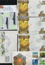 FDC 5 Collection of Alex Jardine signed British River Fishes Royal Mail FDC double PM First Day of