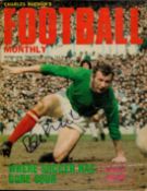 Football. Bob Wilson (Scottish Goalkeeper) Signed Front Page of Charles Buchan's Football Monthly