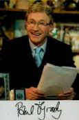 Paul O'Grady signed Colour Photo 6x4 Inch. Was an English comedian, broadcaster, drag queen,