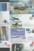 WWII FDC RAF collection 6 signed covers includes WW2 Gerry Hobbs Signed Operation Taxable FDC. 1