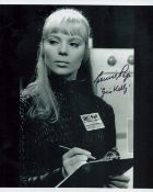 Louise Pajo (Dr Who, Gia Kelly, Seeds of Death) Signed 10x8 inch Black and White Photo. Good