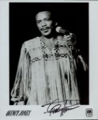 Quincy Jones signed 10x8 inch black and white promo photo. Good condition. All autographs come