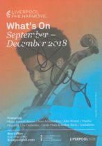 Musician Sheku Kanneh-Mason signed brochure cover. Good condition. All autographs come with a