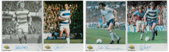 FOOTBALL of 4 x Collection. Gerry Francis signed Queens Park Rangers autographed editions colour