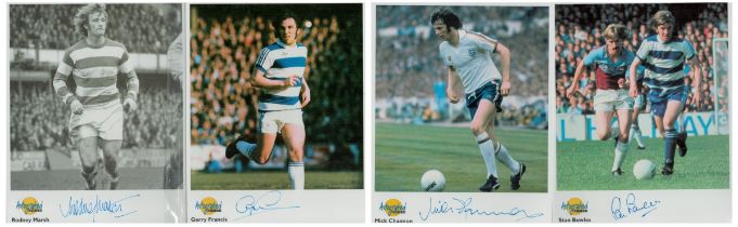 FOOTBALL of 4 x Collection. Gerry Francis signed Queens Park Rangers autographed editions colour