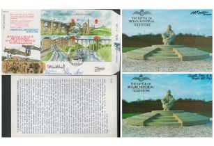 Military collection of 3 signed items. 2 Postcards and 1 FDC. A. R. Russell Signed Battle of Britain