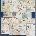 Fantastic RAF Collection of 48 Unsigned FDC's With Stamps and Postmarks. Mostly Flown Covers. Some