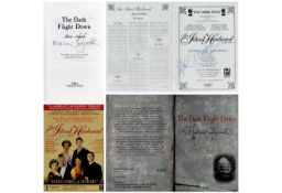 tv film collection of 2 items. Marcus Sedgewick Signed inside his short book Titled The Dark