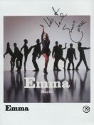 Emma Bunton signed 8x6 inch colour photo from music video for 'Maybe'. Good condition. All