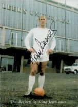 John Charles signed 6x4 colour photo. Good condition. All autographs come with a Certificate of