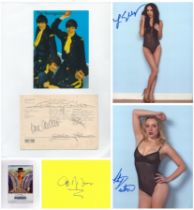 TV FILM of 5 x Collection. Model. Lane Elizabeth signed 10x8 colour glamour photograph. Model,