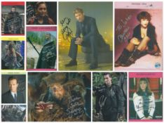 TV FILM of 10 x Collection. Signed signatures include Clive Standen. Marina Sirtis and Tony Amendola