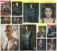 TV FILM of 10 x Collection. Signed signatures include David Labrava. Noah Bean. Michelle Forbes
