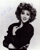 British Actress Bonnie Langford signed 10 x 8 inch black and white photo. Signed in blue ink. Good