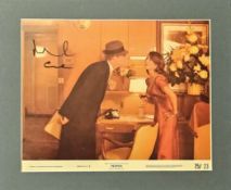 Michael Caine signed 12x10 inch overall mounted colour lobby card for the film Pepper. Good