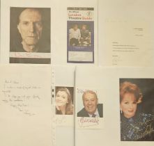 Collection of 7 Assorted. David Bradley (IV) Signed Flyer (Royal Shakespeare Theatre) plus IMDb page