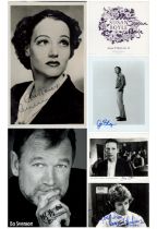 TV Film collection of 6 signed photos. Signatures Susan Boyle, George Chakiris, Constance