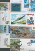 WWII FDC RAF collection 6 signed covers includes WW2 W/Off Ralph Briars (617 Squadron) Signed