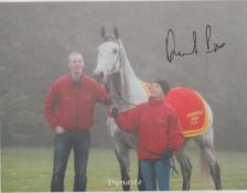 David Pipe Jockey Signed 6 x 8 photo. Good condition. All autographs come with a Certificate of