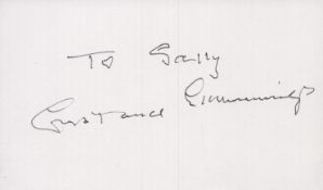 Constance Cummings signed 5x3 inch white index card. Good condition. All autographs come with a