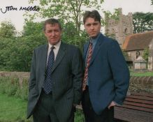 Midsomer Murders popular ITV detective drama series signed by lead role actor John Nettles as